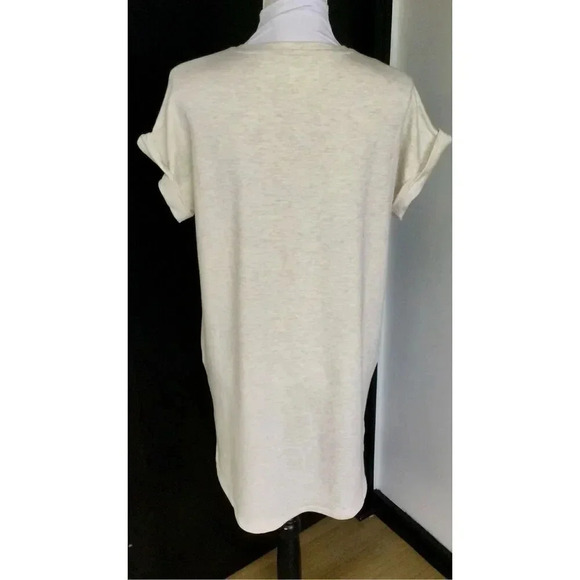 Lou & Grey Signature Soft Womens Cream V-Neckline Pullover Dress Small - Picture 2 of 8